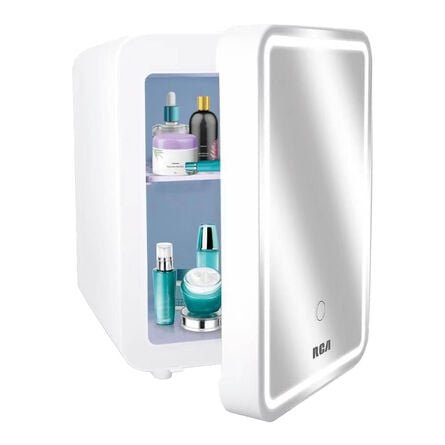 1 Rca Mini Refrigerador Con Espejo Rc-4e Color Blanco